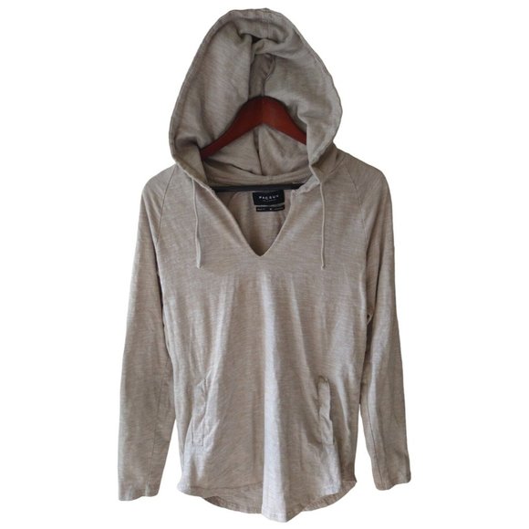 Pac Sun Longline Longer Fit Oversized Raglan Hoodie Beige Cream Women's Medium - Picture 1 of 8